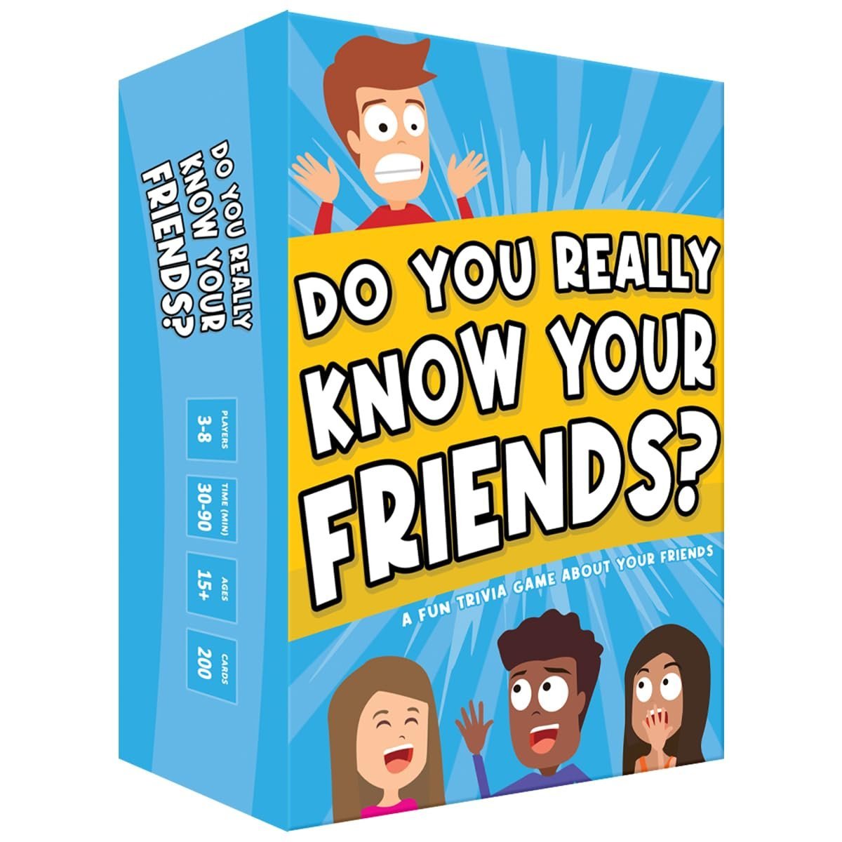 DO YOU REALLY KNOW YOUR FRIENDS? The Ultimate Party Card Game for Adults and Teens, Perfect for Game Night and a Great Gift for Friends