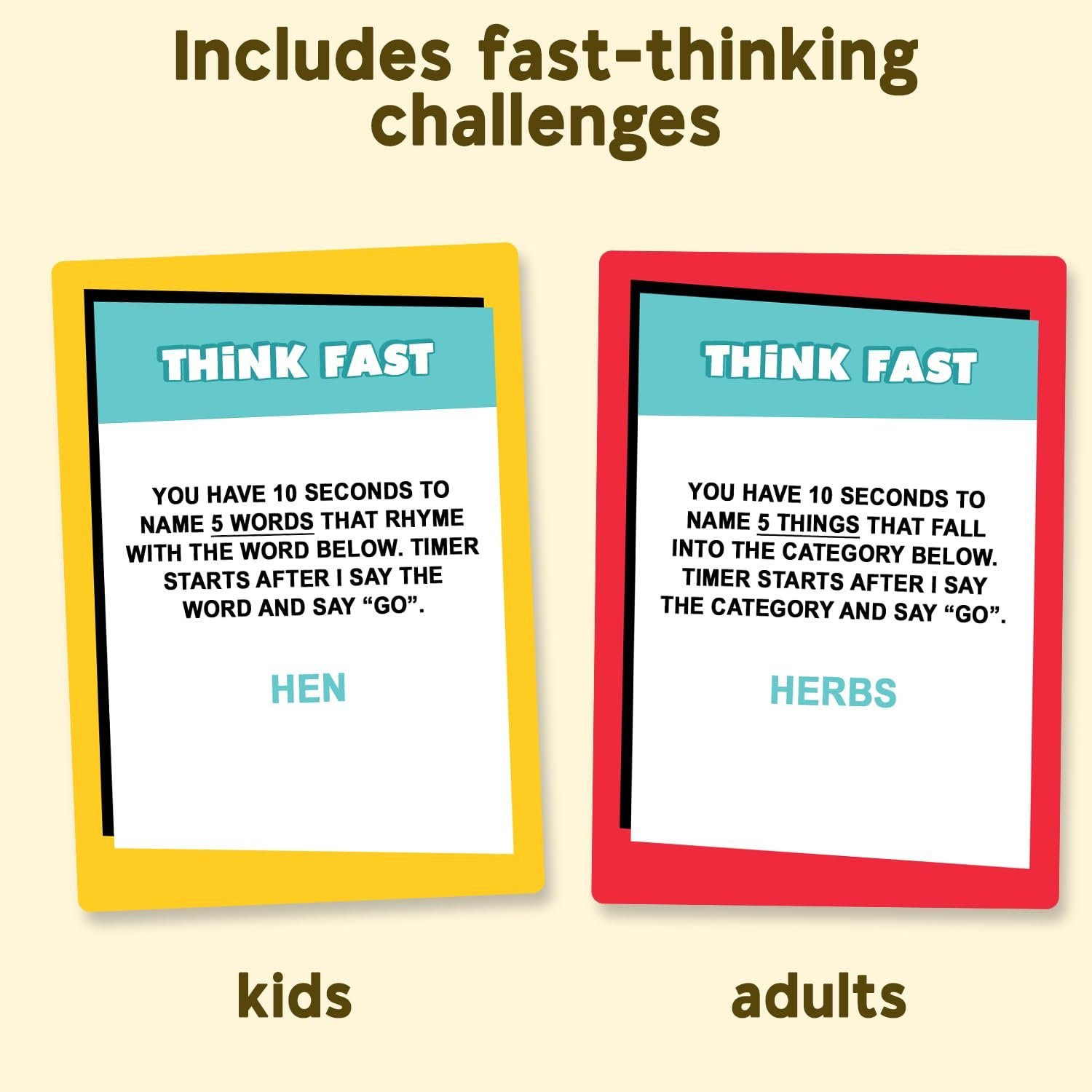 Who Knows More? Kids or Adults, The Ultimate Trivia Game for Kids, Teens and Adults - A Fun Family Party Game - Image 2